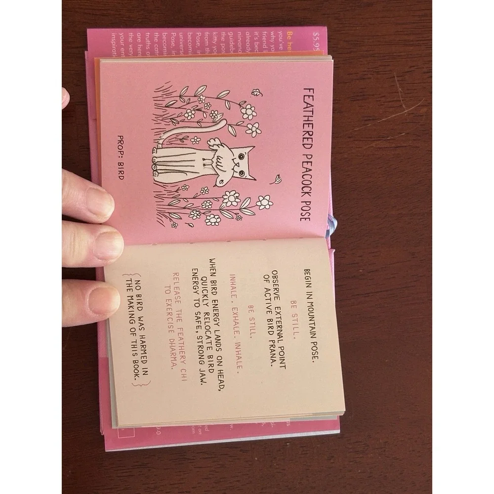 Kitty Yoga (mini book) - Hardcover, by Kathy Weller - Very Good